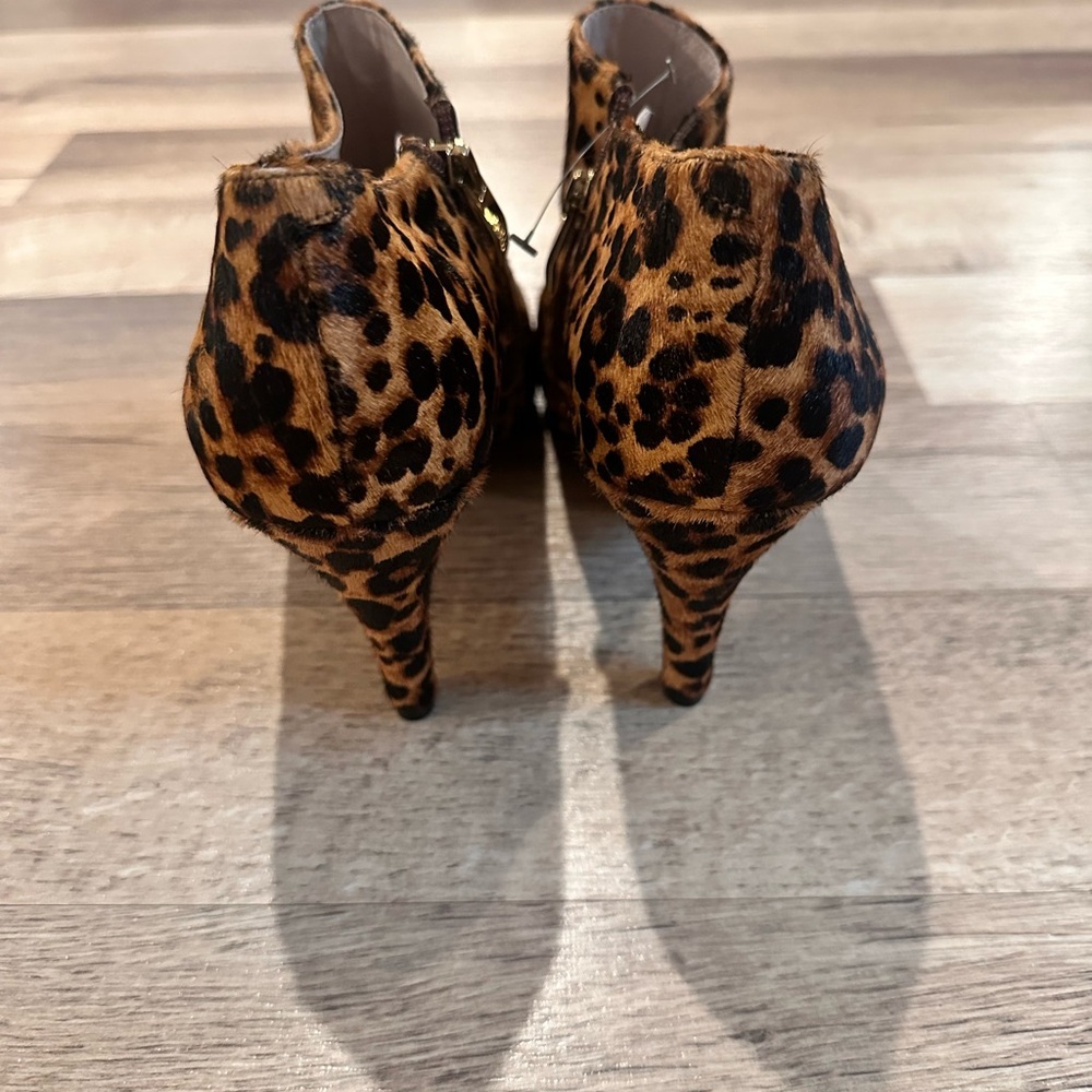 Leopard Print Ankle Boots - Picture 4 of 5
